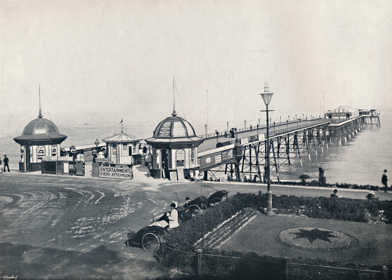 Eastbourne - o cais, 1895 de Unbekannt