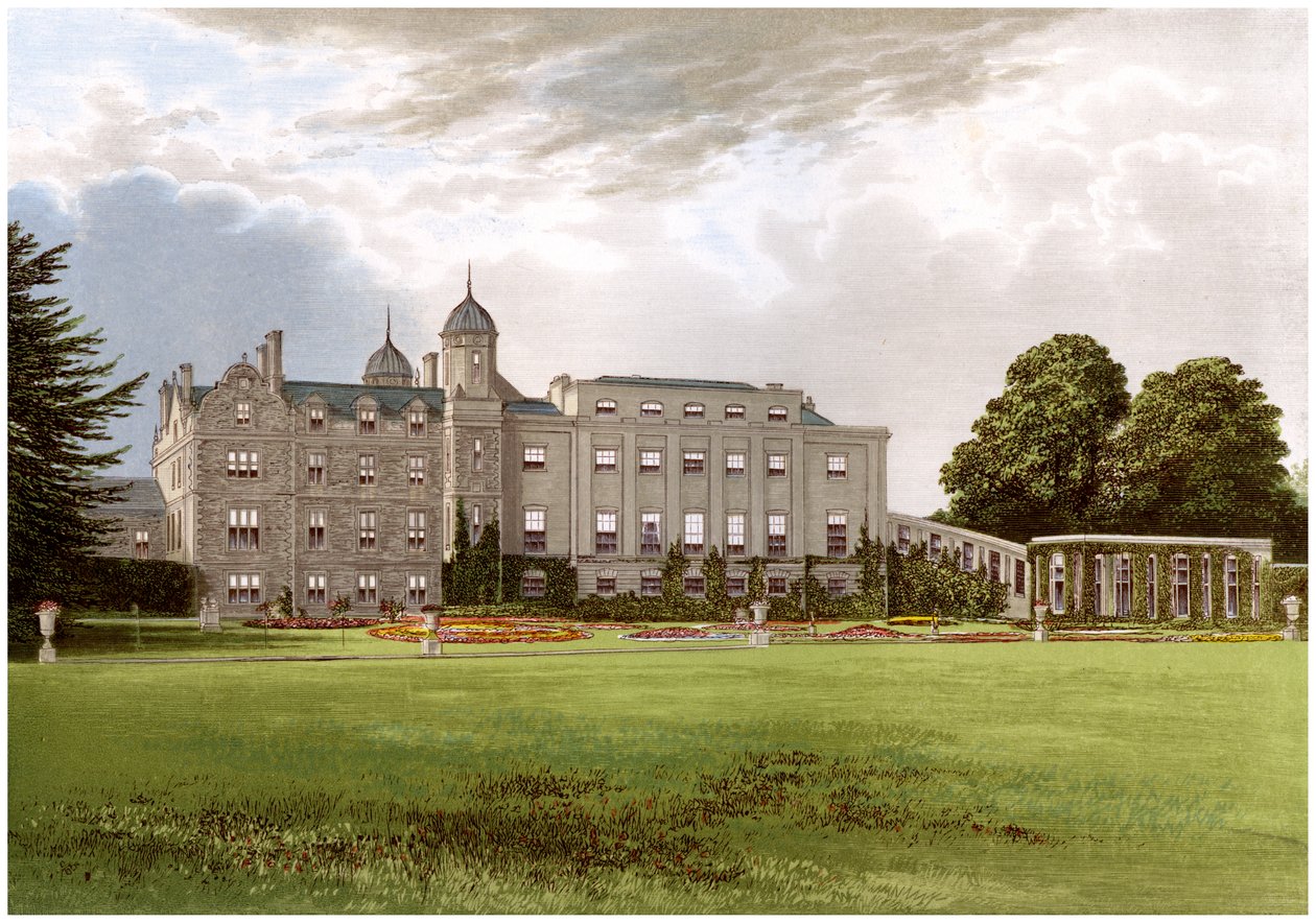 Eastwell Park, perto de Ashford, Kent, casa do Duque de Edimburgo, c1880 de Unbekannt