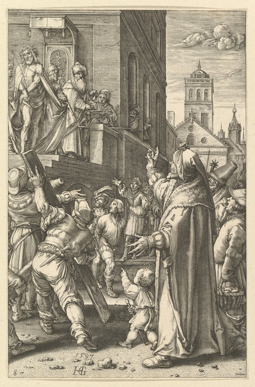 Ecce Homo, de A Paixão de Cristo, ca. 1598-1617. de Unbekannt