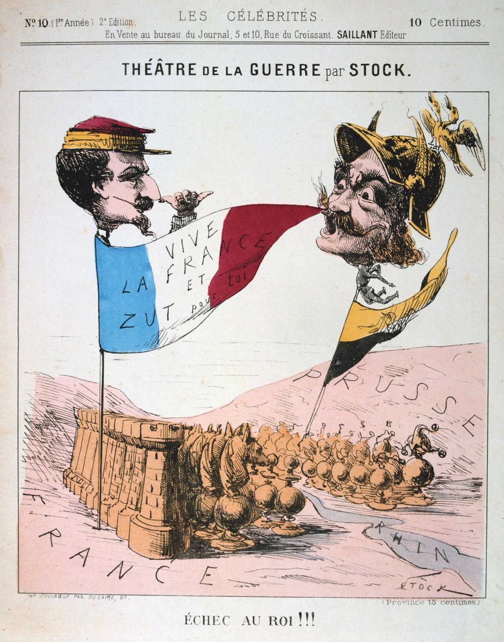Fracasso ao rei, Guerra Franco-Prussiana, 1870-1871. de Unbekannt