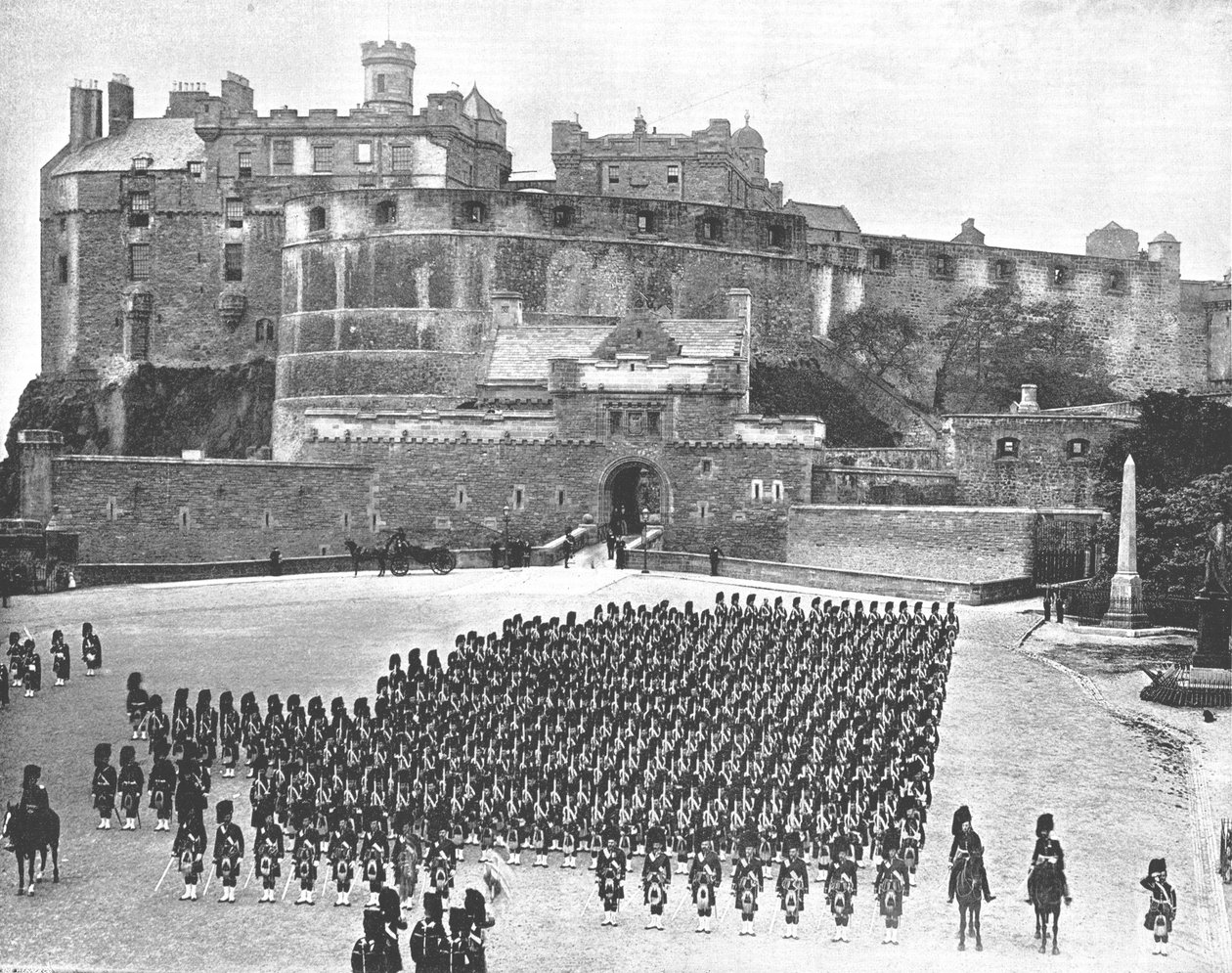 Castelo de Edimburgo, Edimburgo, Escócia, 1894. de Unbekannt