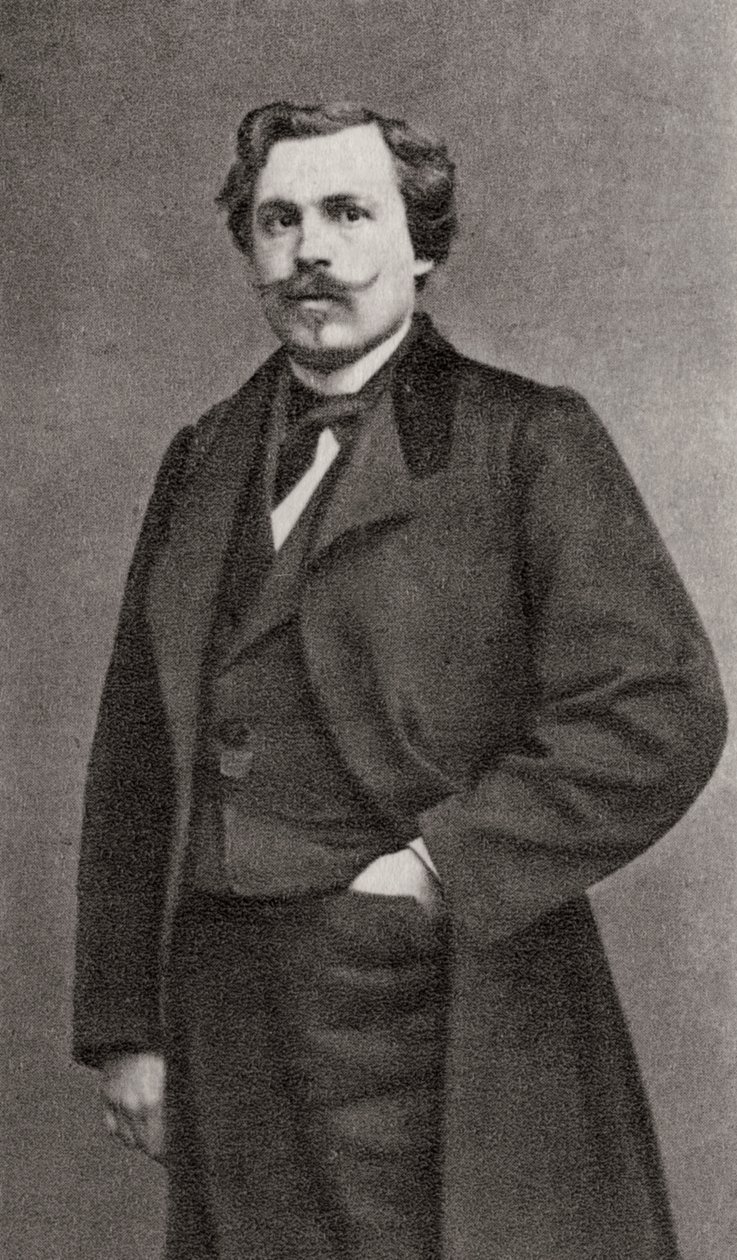 Edmond de Goncourt, autor francês, 1868 de Unbekannt