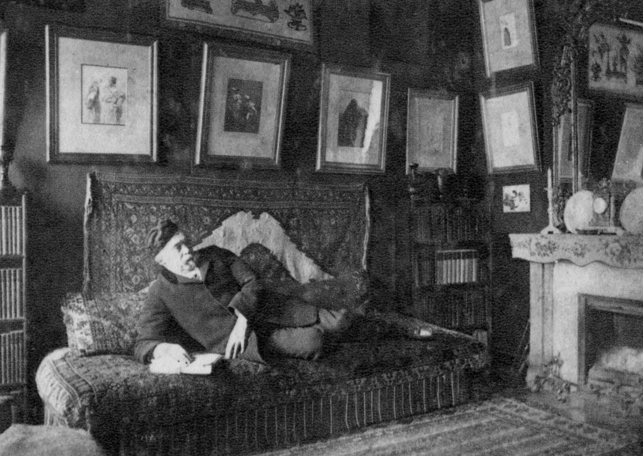 Edmond de Goncourt, autor francês, 1891 de Unbekannt