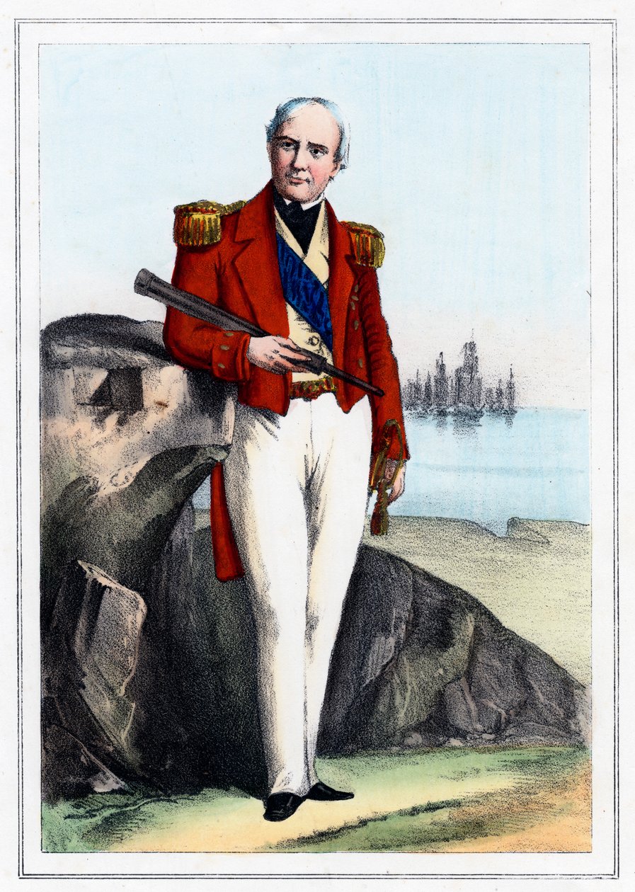 Edmund Lyons, 1º Barão Lyons, comandante naval britânico, 1857 de Unbekannt