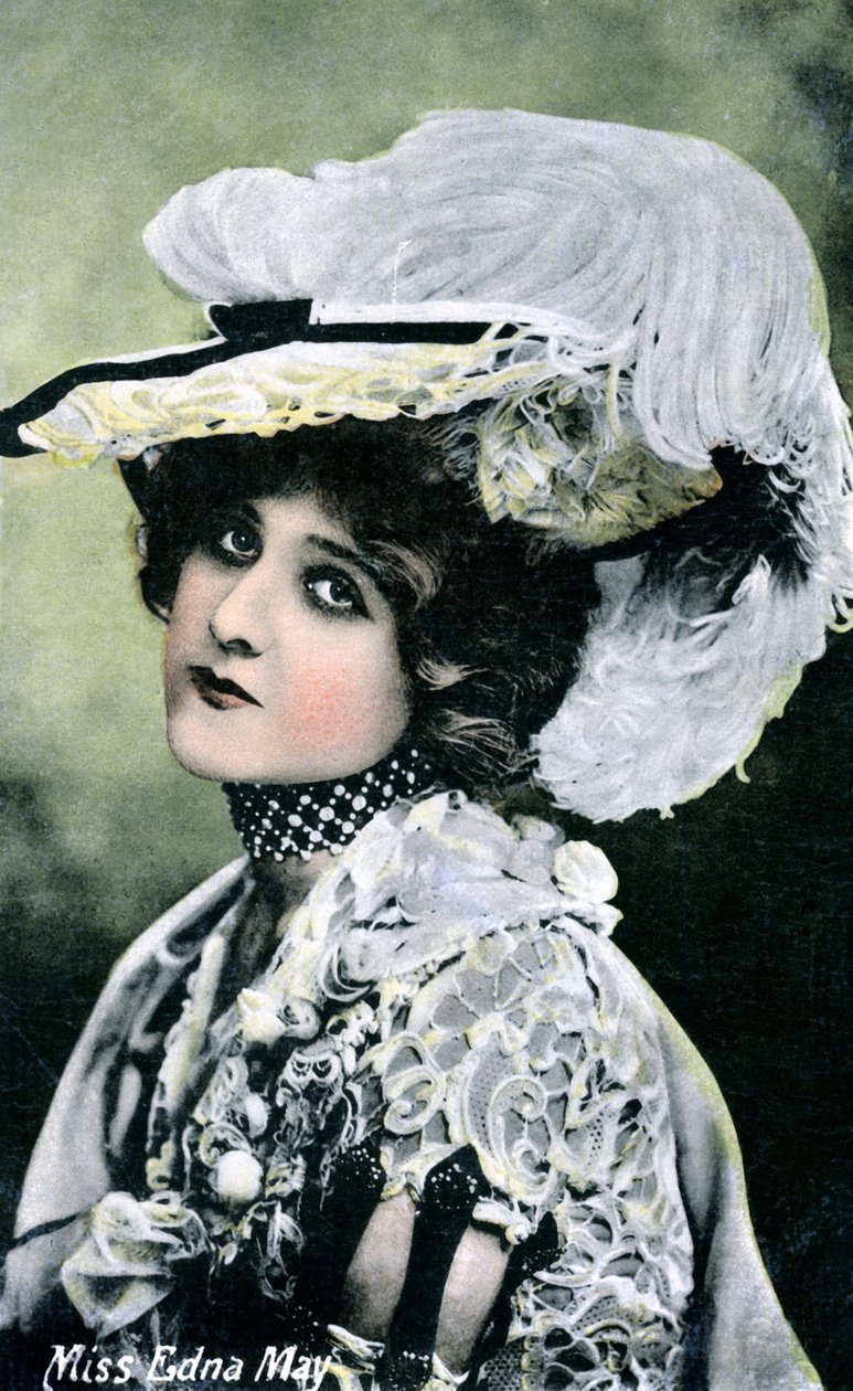Edna maio de 1878-1948, cantora e atriz americana, início do século XX de Unbekannt