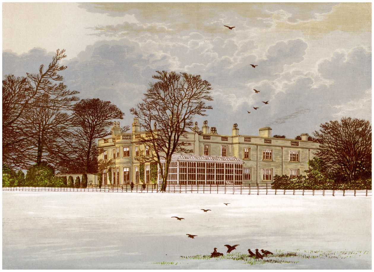 Ednaston Lodge, Derbyshire, casa da família Kingdon, c1880 de Unbekannt