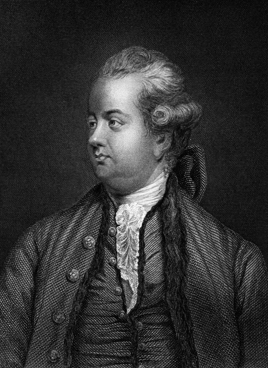 Edward Gibbon, historiador britânico, século XIX de Unbekannt