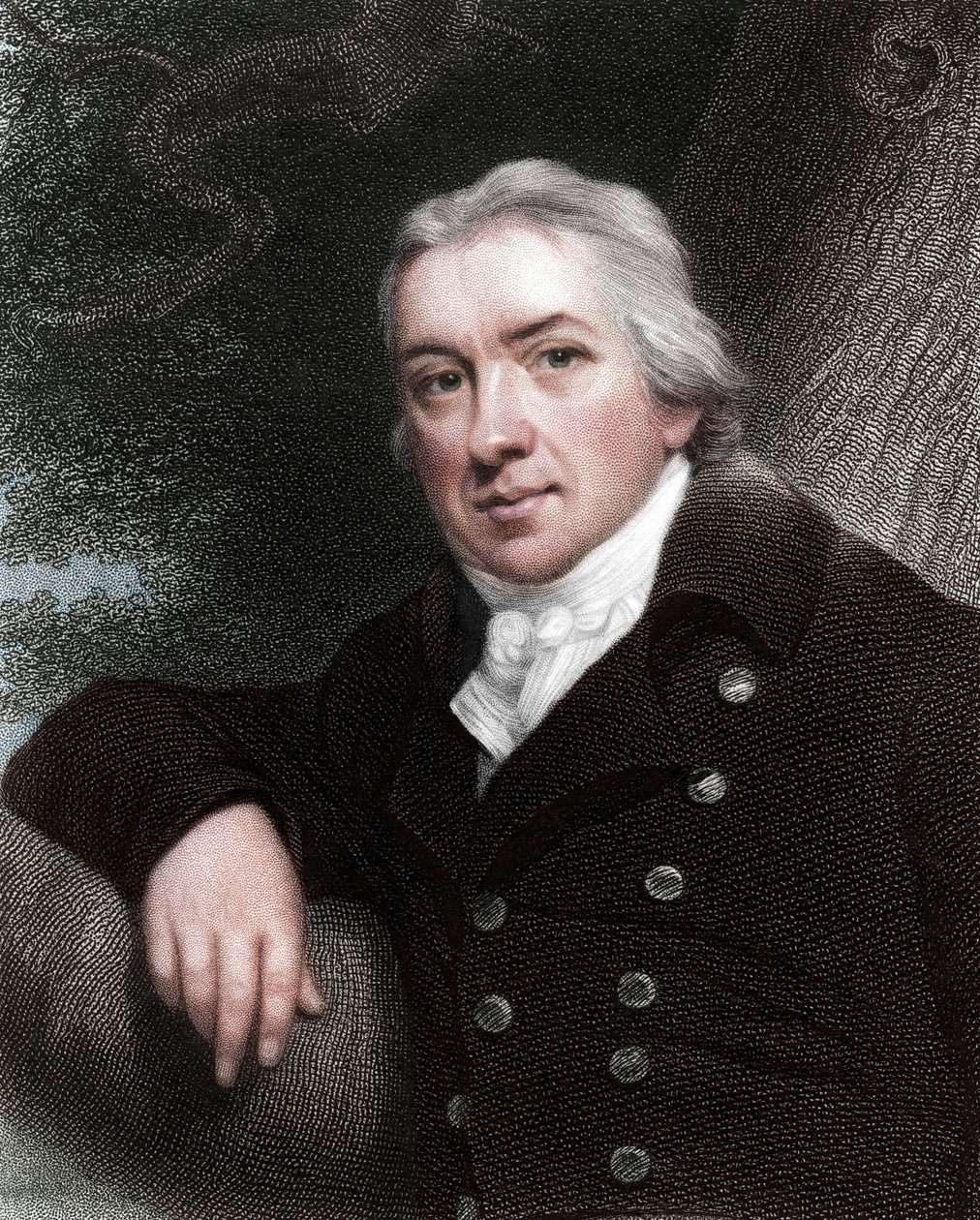 Edward Jenner, médico inglês, 1837. de Unbekannt
