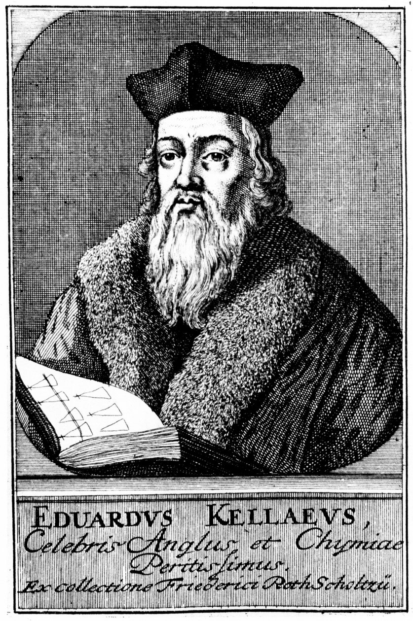 Edward Kelley, astrólogo e alquimista, 1575 c1700 de Unbekannt
