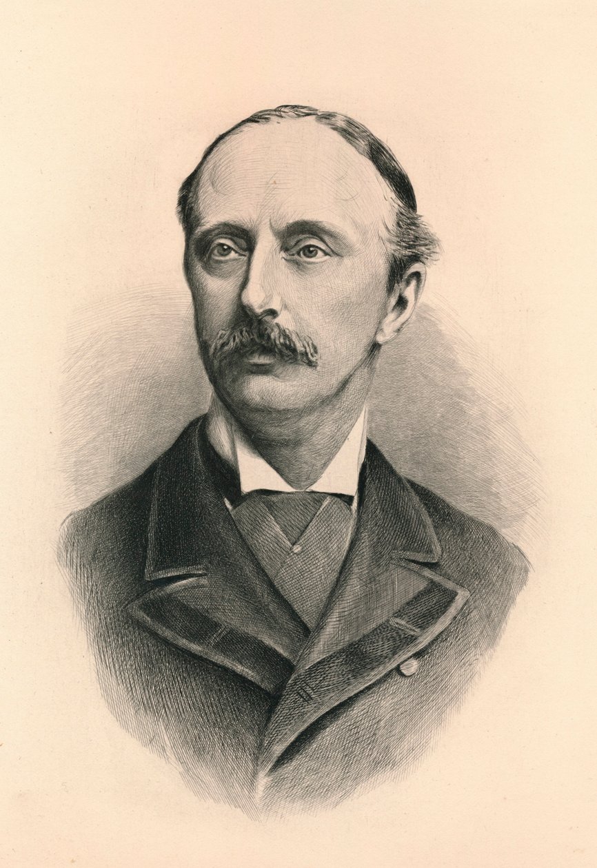 Edward Stanhope, 1840-1893, político do Partido Conservador Britânico, 1896 de Unbekannt