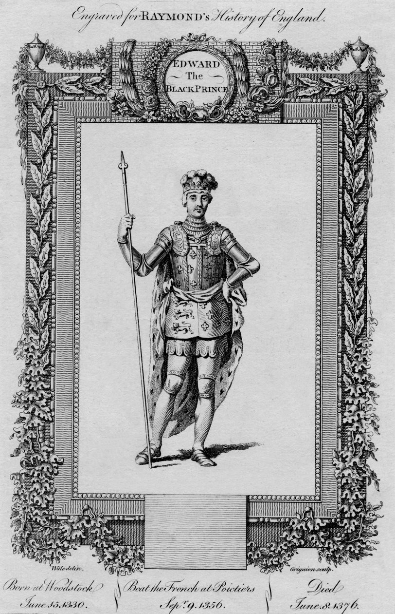 Eduardo, o Príncipe Negro, c1787 de Unbekannt