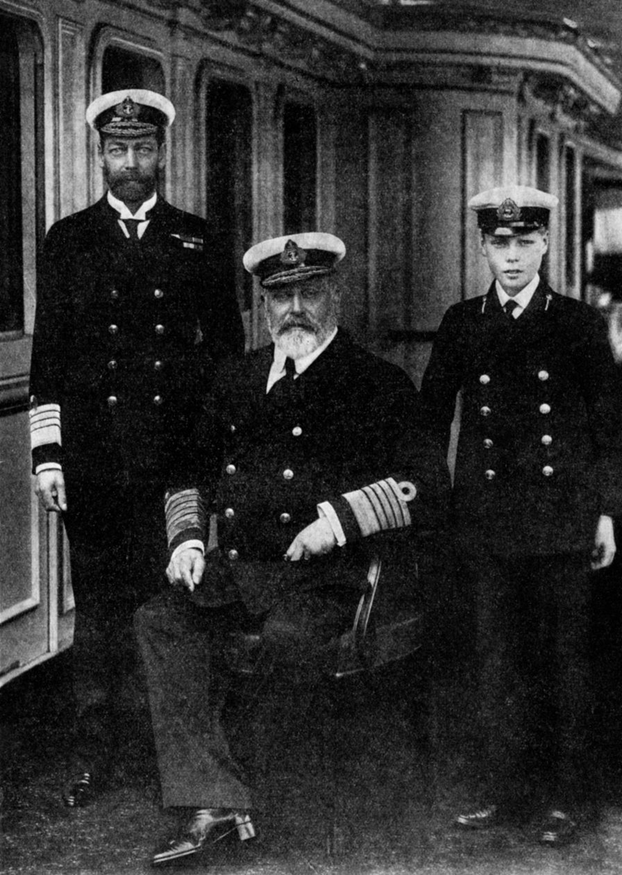 Eduardo VII, George V e o Príncipe de Gales, 1935 de Unbekannt