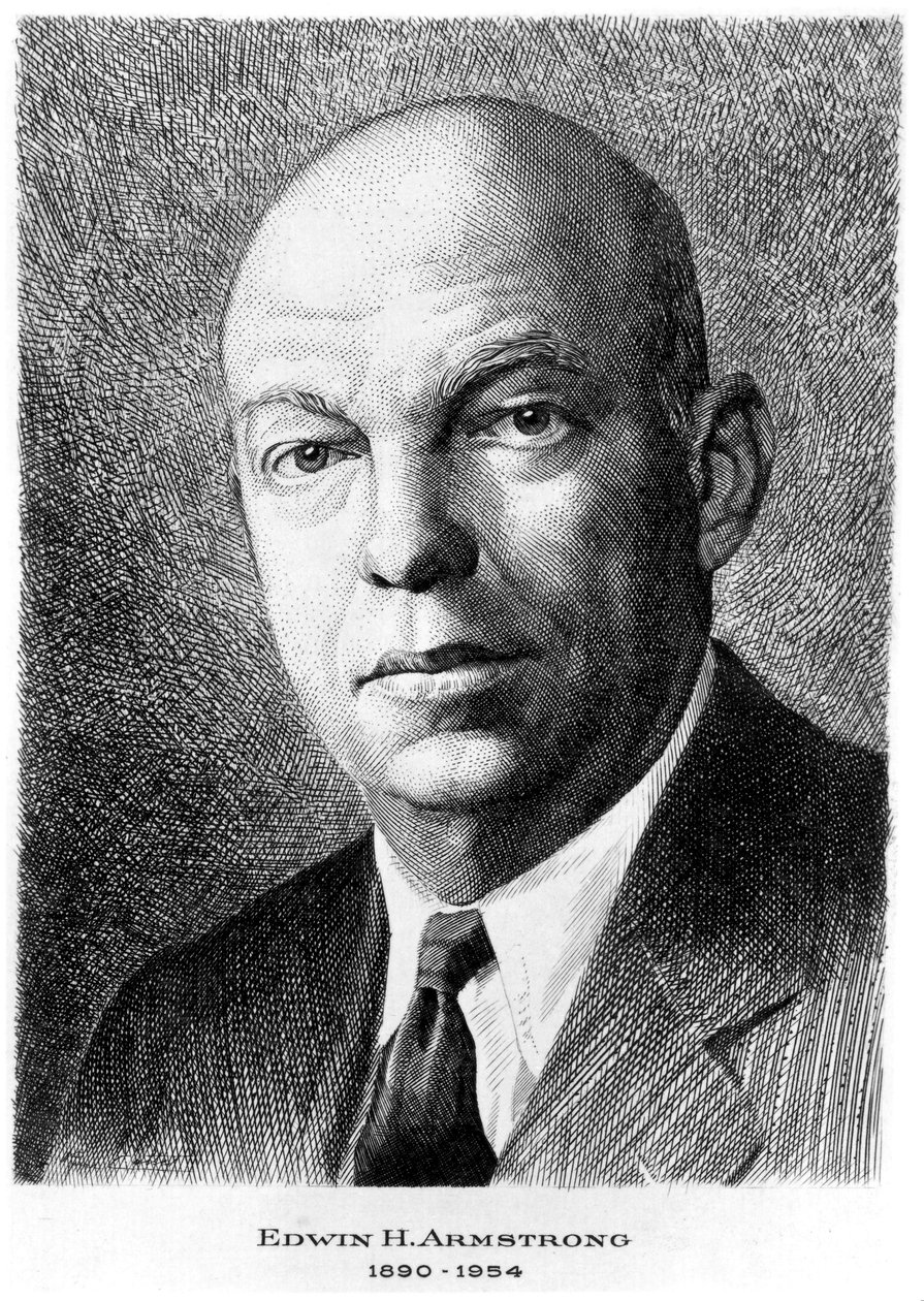 Edwin Howard Armstrong, engenheiro elétrico americano, c 1940 de Unbekannt