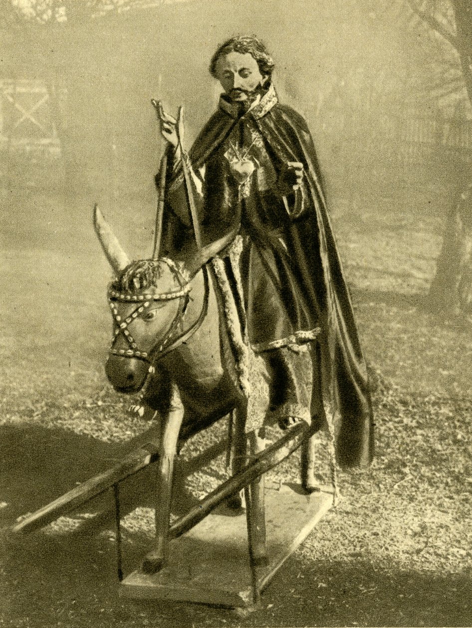 Efígie de Cristo montado em um burro, Puch bei Hallein, Áustria, c1935. de Unbekannt