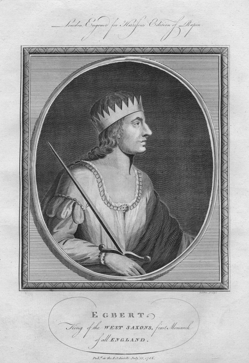 Egbert, rei de Wessex, 1786. de Unbekannt