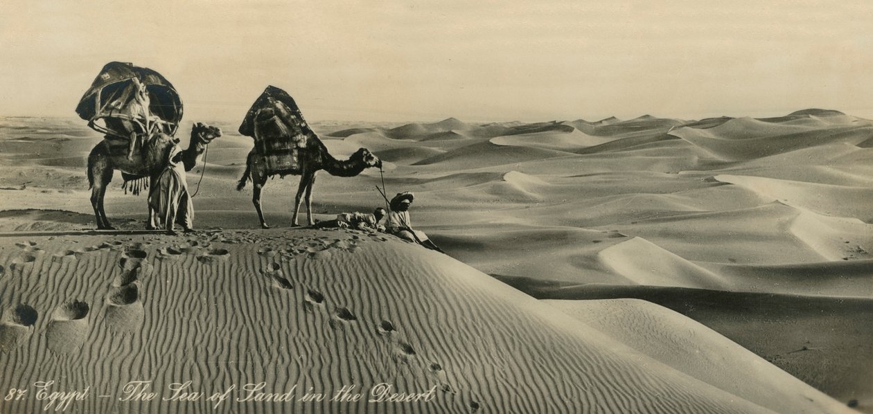 Egito - o mar de terra no deserto, c1918-c1939. de Unbekannt