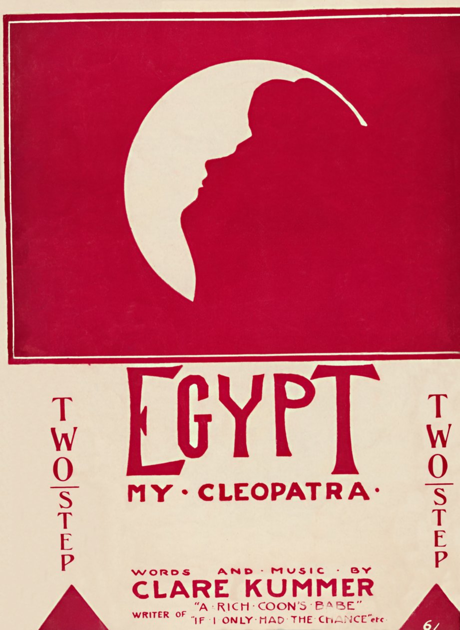 Egito, minha Cleópatra, 1904. de Unbekannt