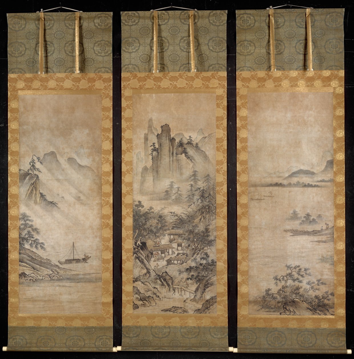 Oito vistas dos rios Xiao e Xiang, século XVI. de Unbekannt