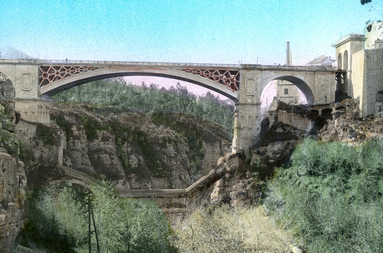 Ponte El-Kantara, Constantine, nordeste da Argélia de Unbekannt