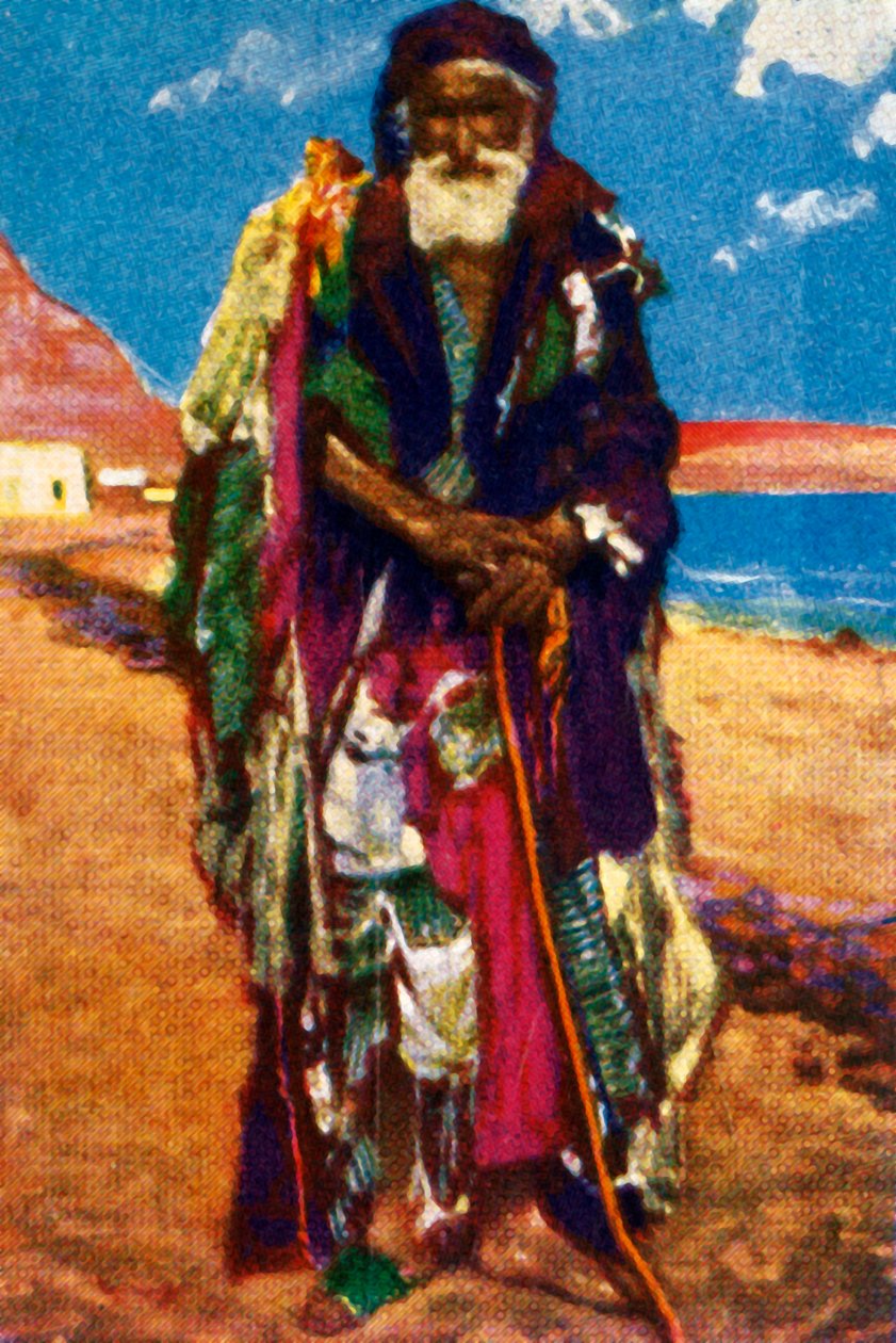 Mendigo idoso, Egito, c1928. de Unbekannt