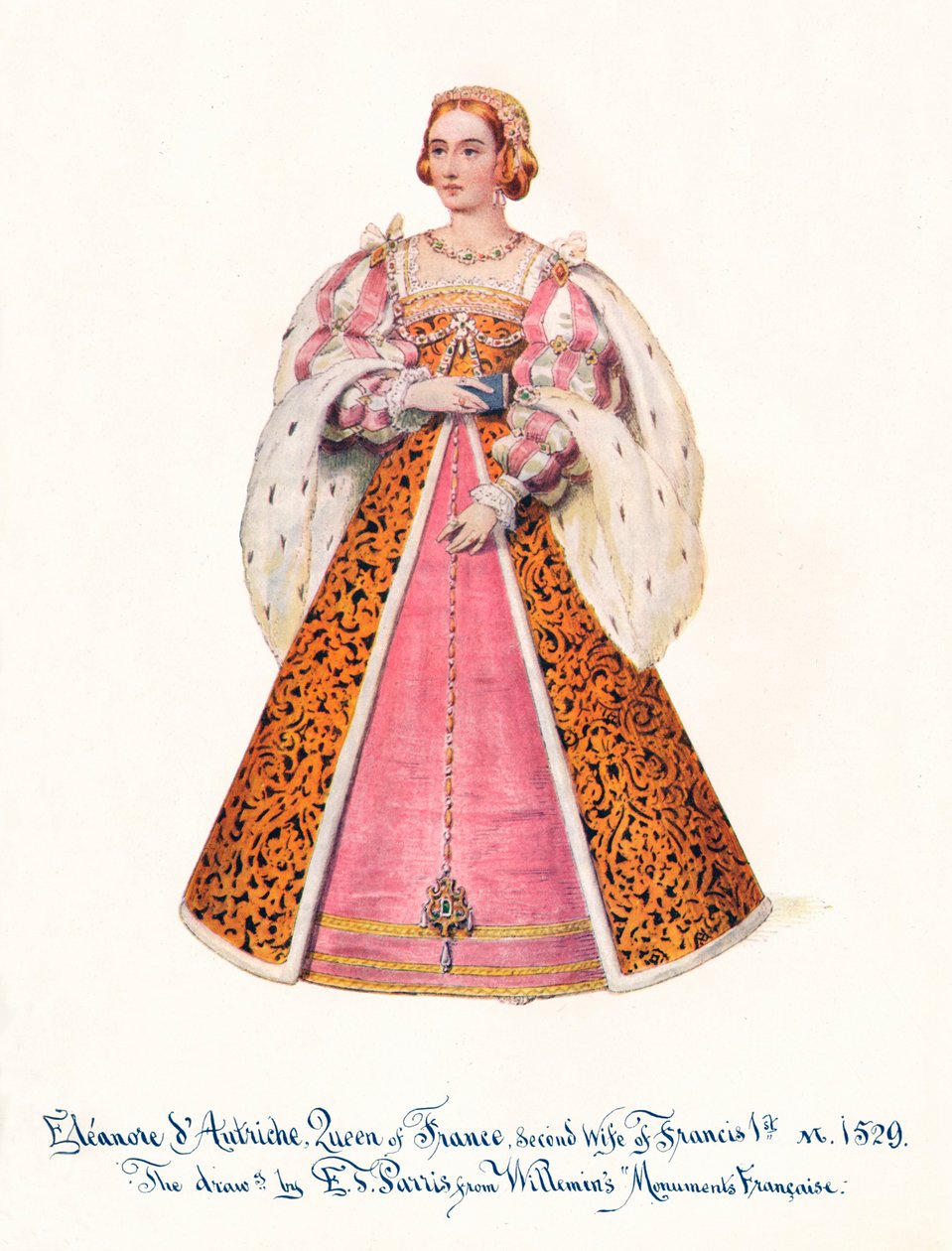 Eleanor da Áustria, rainha da França, segunda esposa de Francis 1st, 1911. de Unbekannt