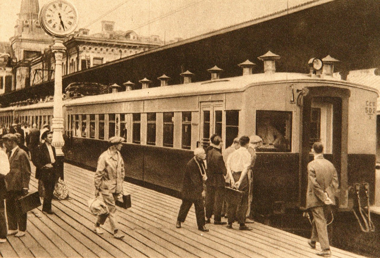 Trem elétrico de várias unidades, Moscou, URSS, década de 1920 de Unbekannt