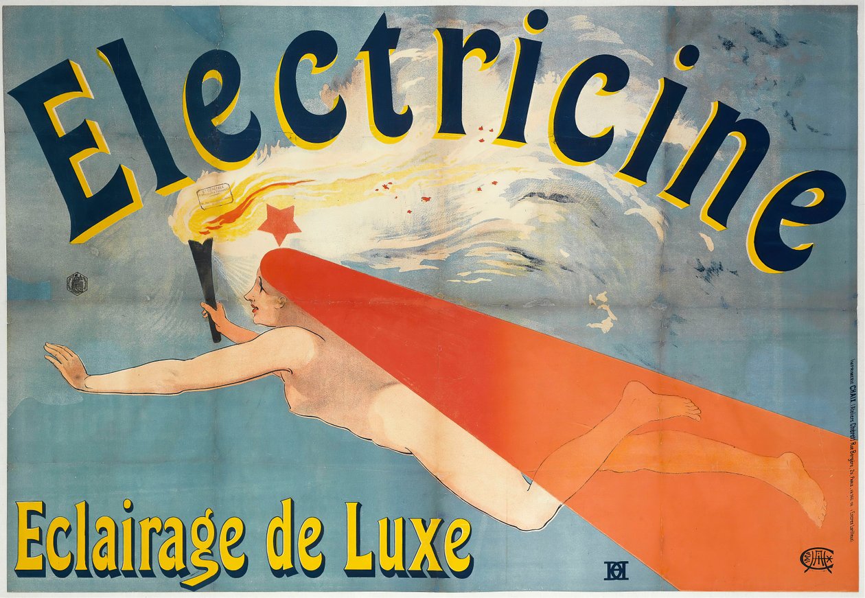 Electricine. Eclairage de Luxe, 1896. de Unbekannt