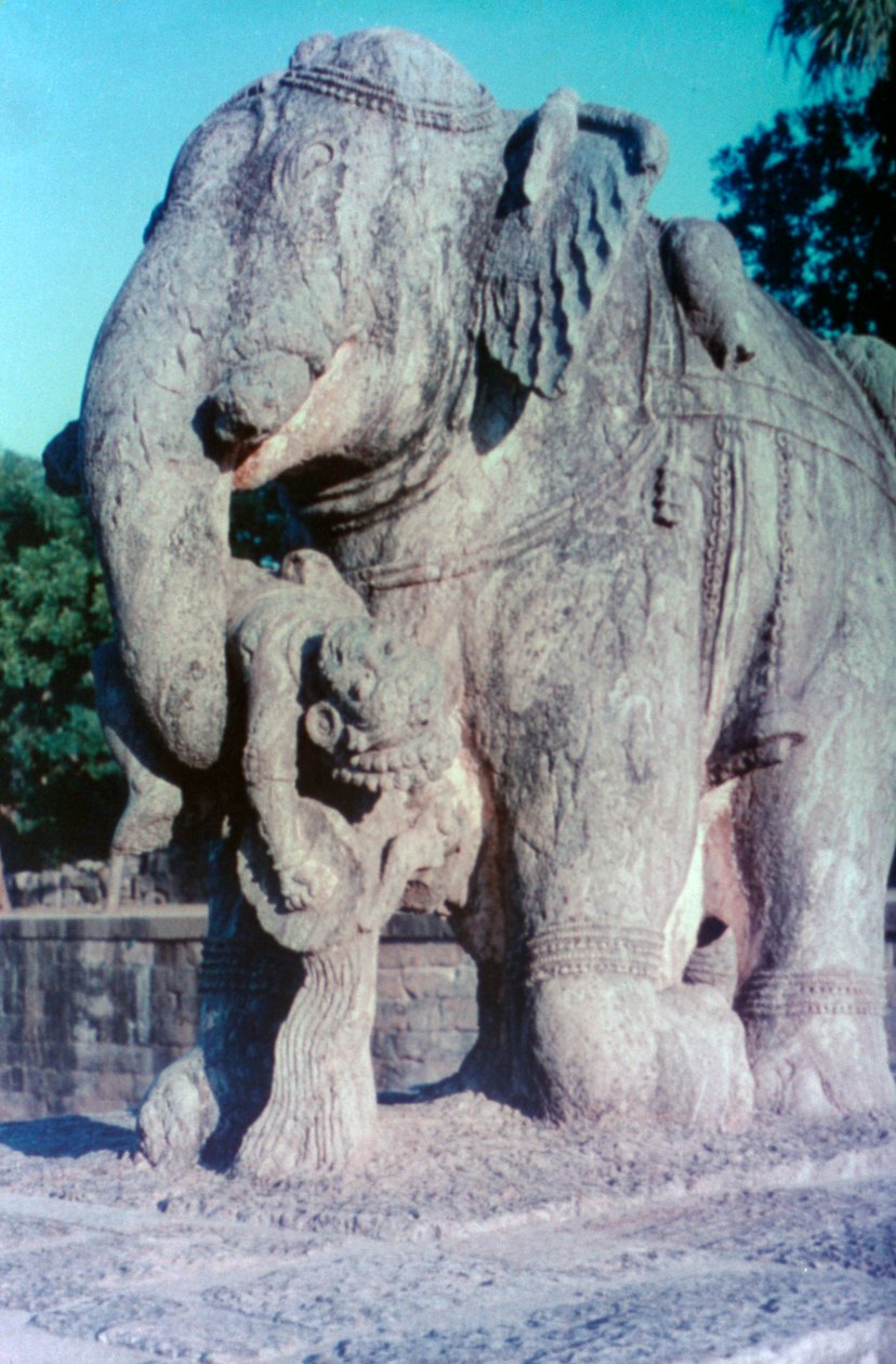 Escultura de elefante, Khajuraho, Índia. c950-1050. século 20 de Unbekannt