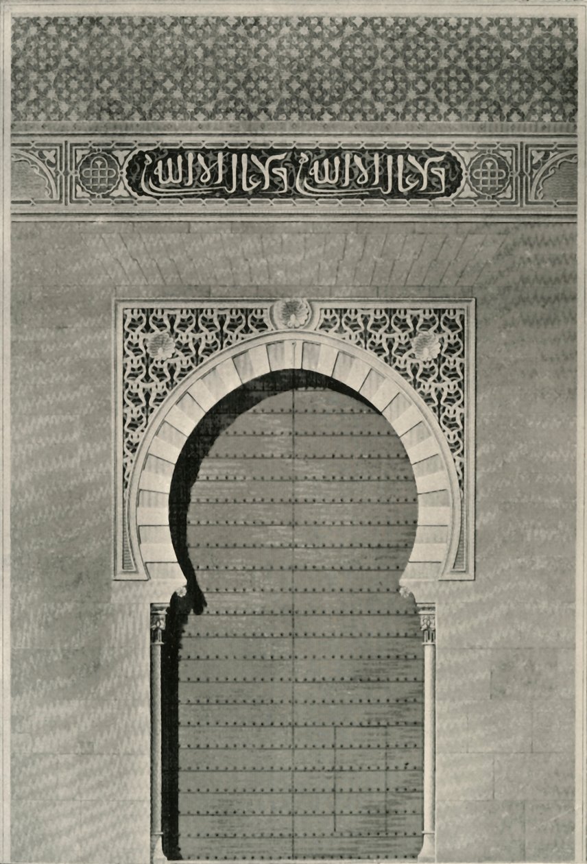 Elevação do antigo portão da justiça, século XIX, 1907. de Unbekannt
