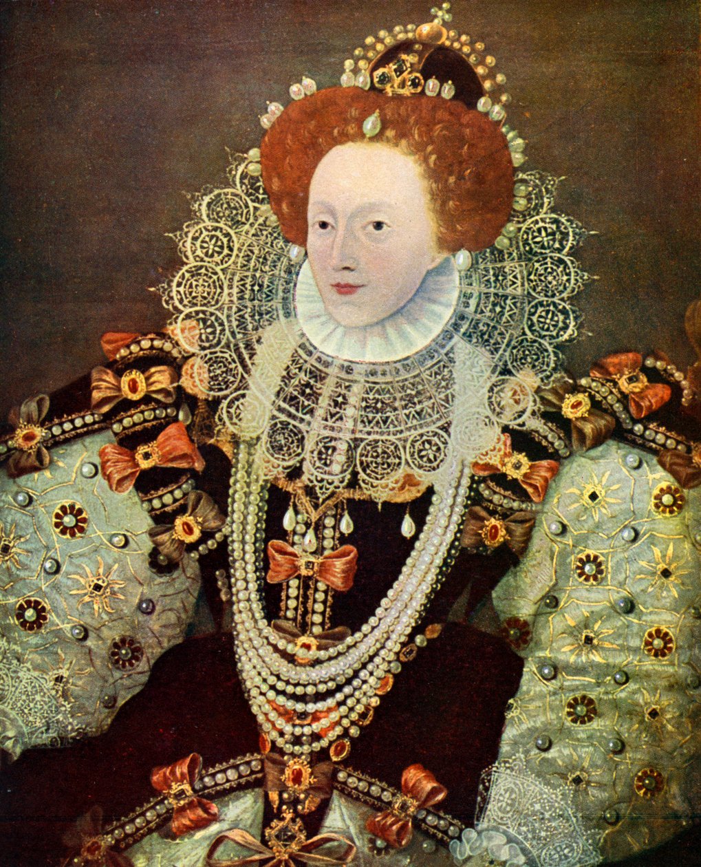 Elizabeth I, rainha da Inglaterra e Irlanda, c1588, c1902-1905 de Unbekannt