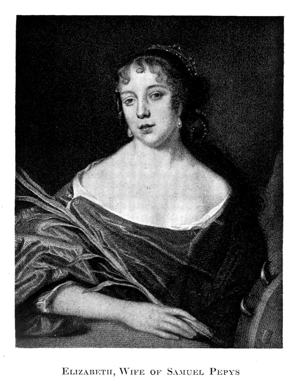 Elizabeth Pepys 1640-1669, século XIX de Unbekannt