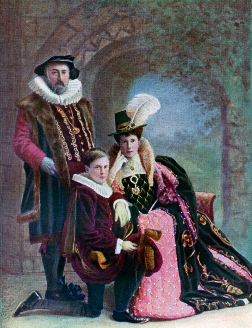 Traje elizabetano, c1572, 1910 de Unbekannt