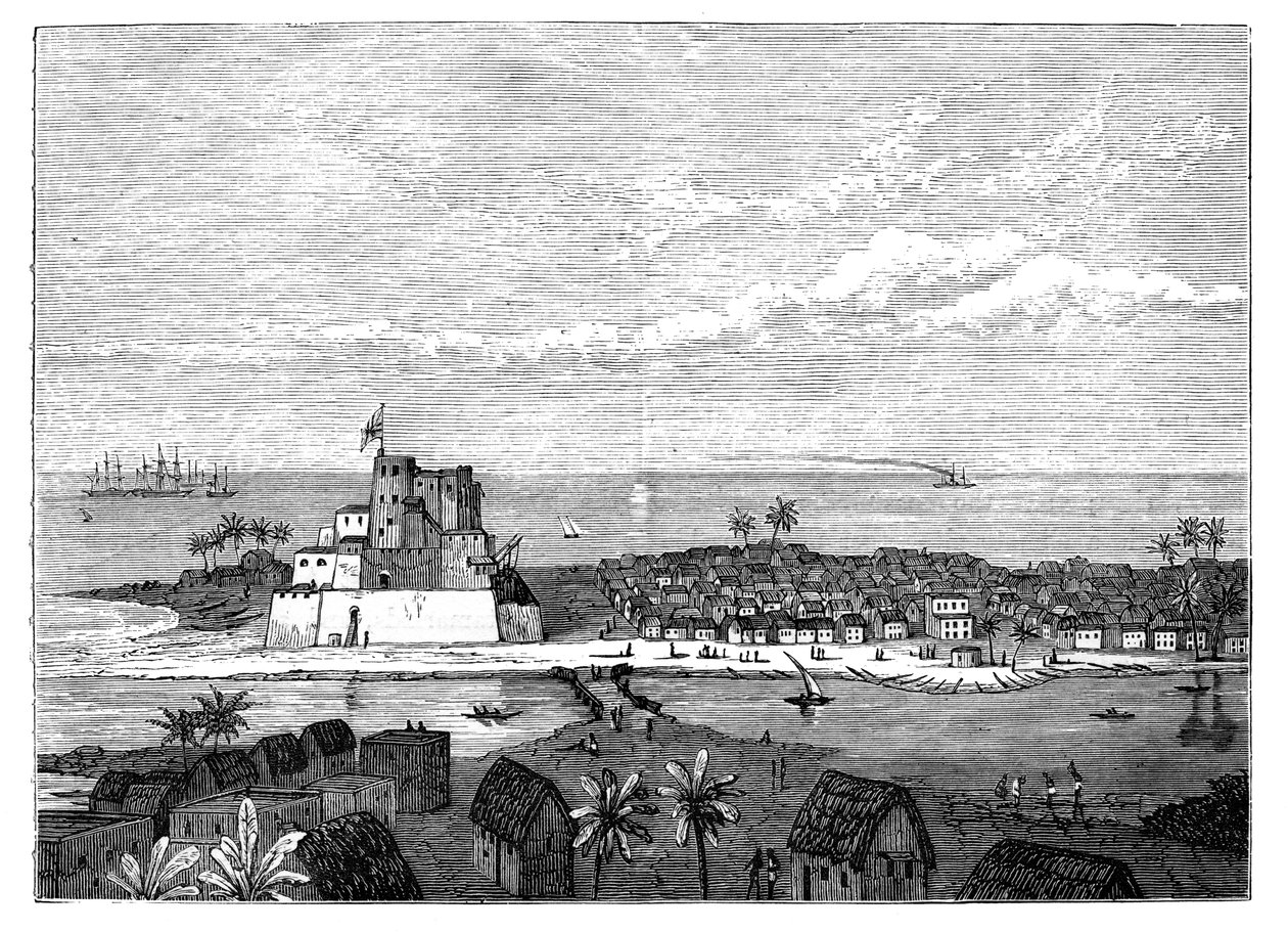 Elmina, Costa Dourada, África Ocidental, c1890 de Unbekannt