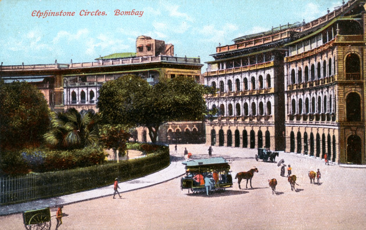 Elphinstone Circles, Bombaim, Índia, início do século XX de Unbekannt