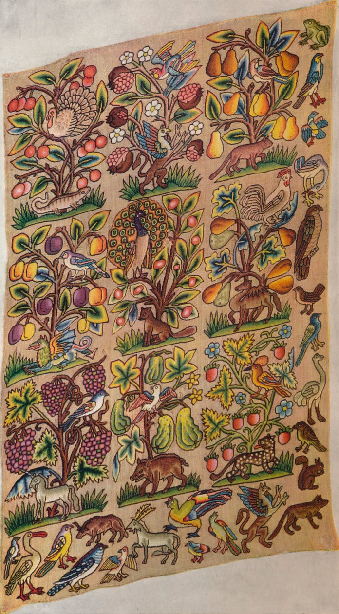 Painel Bordado, c1600, 1929 de Unbekannt