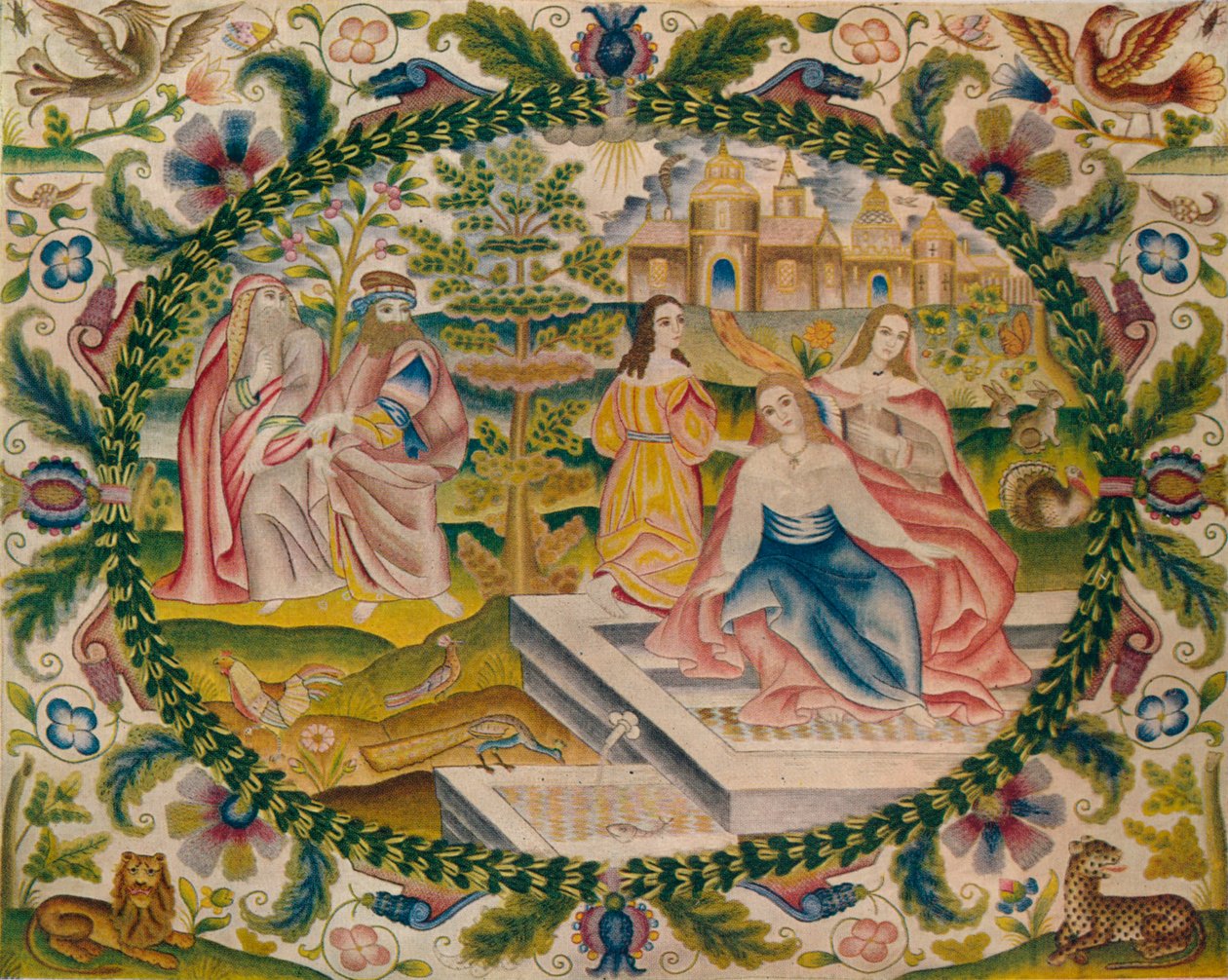 Imagem bordada, meados do século XVII, 1929 de Unbekannt