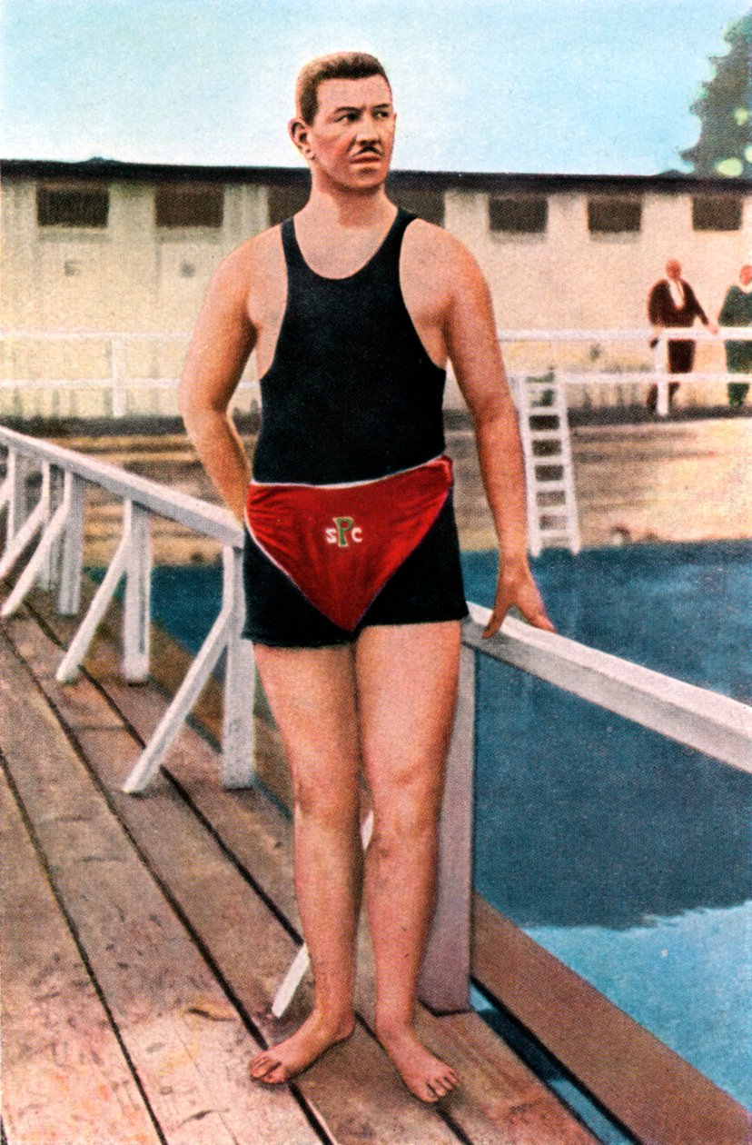 Emil Rausch, nadador Geman, Jogos Olímpicos, St Louis, EUA, 1904, 1936 de Unbekannt