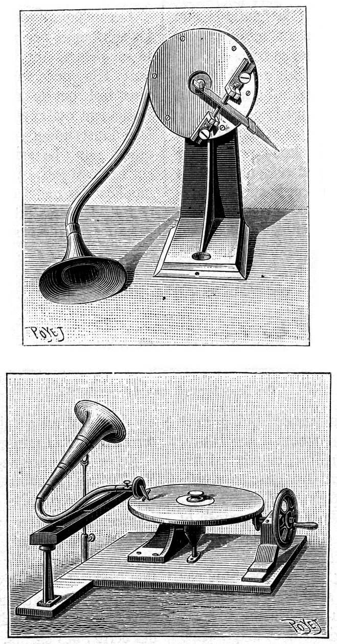 Grampo de Emile Berliners, c1888 de Unbekannt
