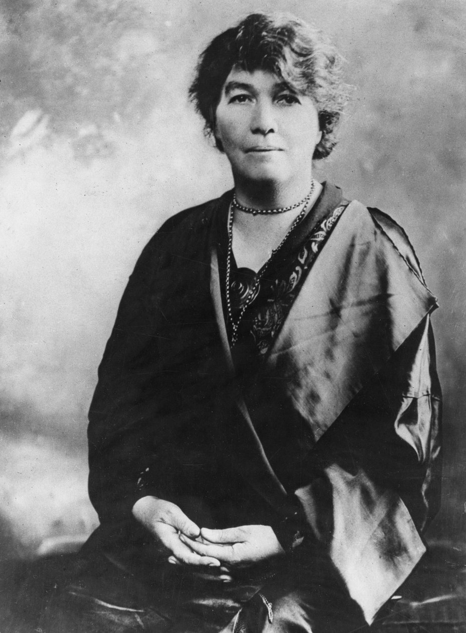 Emmeline Pethick-Lawrence 1867-1954, sufragista britânica, início do século XX de Unbekannt