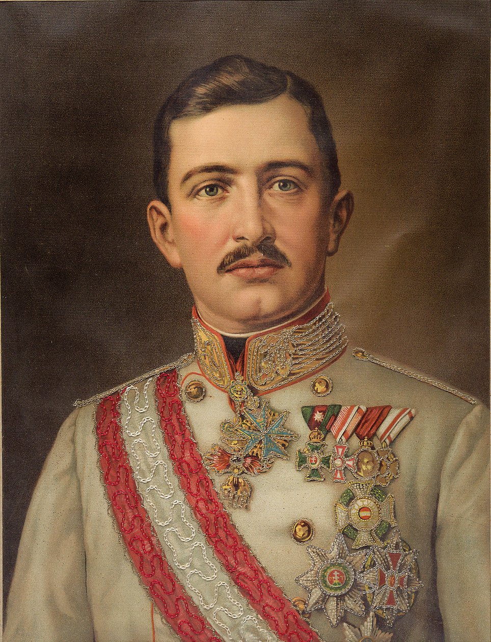 Imperador Carlos I da Áustria 1887-1922, rei da Hungria, c. 1917 de Unbekannt