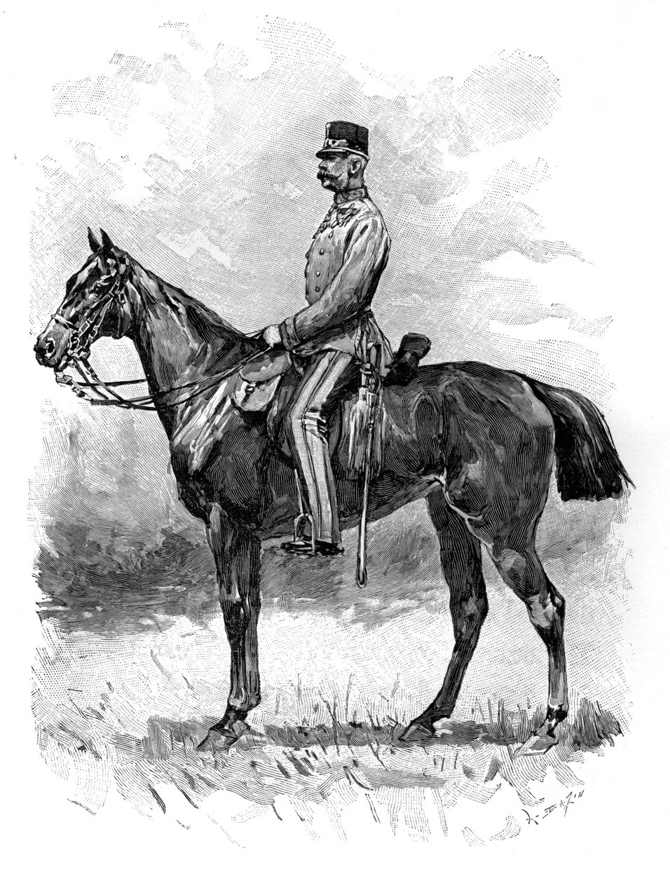 Imperador Franz Josef da Áustria, 1892 de Unbekannt