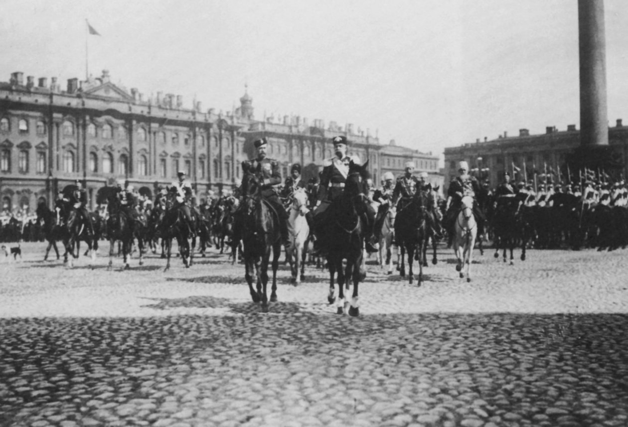 Imperador Franz Joseph I da Áustria, em uma visita de estado a São Petersburgo, Rússia, 1897 de Unbekannt
