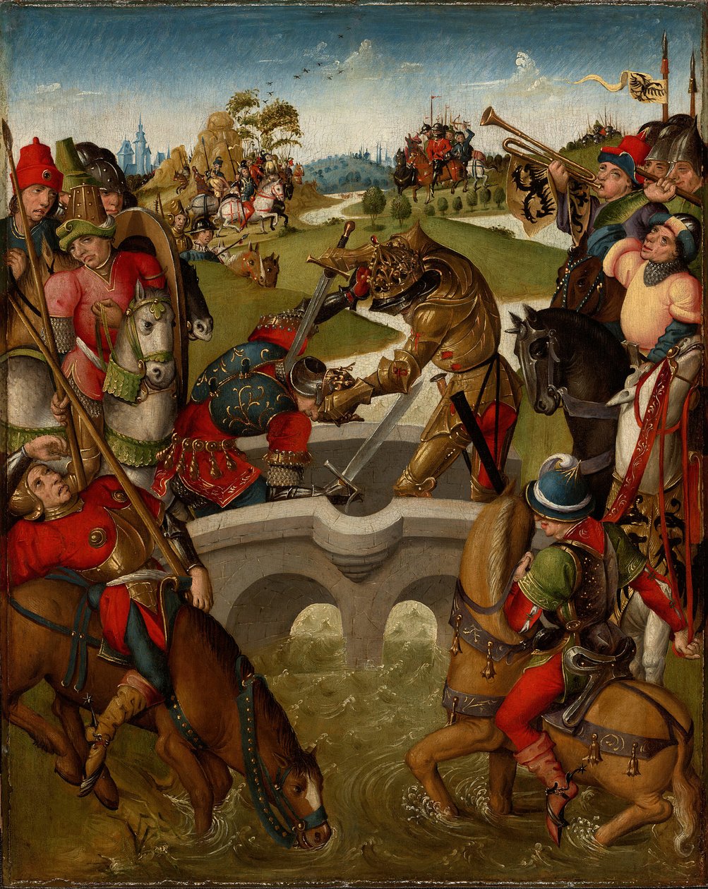 Imperador Heráclio mata o rei da Pérsia, 146080. de Unbekannt