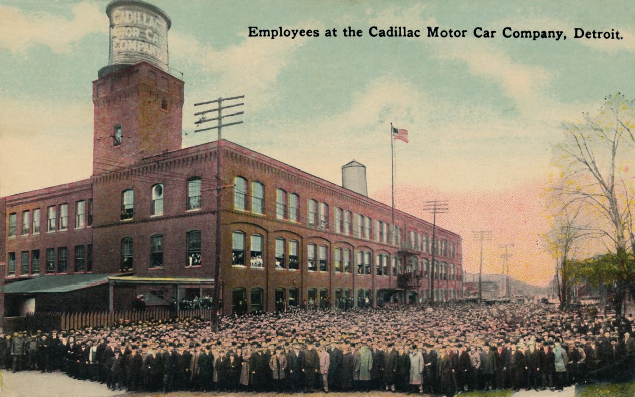 Funcionários da Cadillac Motor Car Company, Detroit, c1930s. de Unbekannt