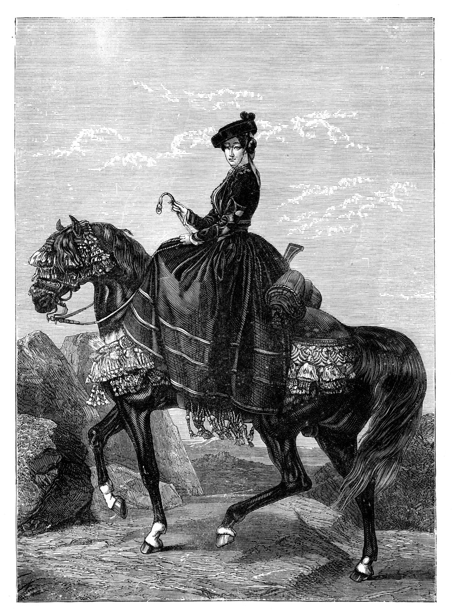 Empress Eugenie de Montijo 1826-1920 de Unbekannt