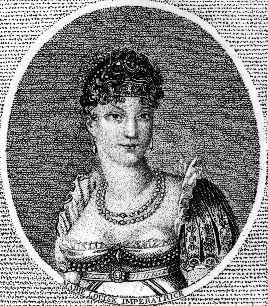 Imperatriz Marie Louise, imperatriz da França, segunda esposa de Napoleão Bonaparte, 1791-1847 de Unbekannt