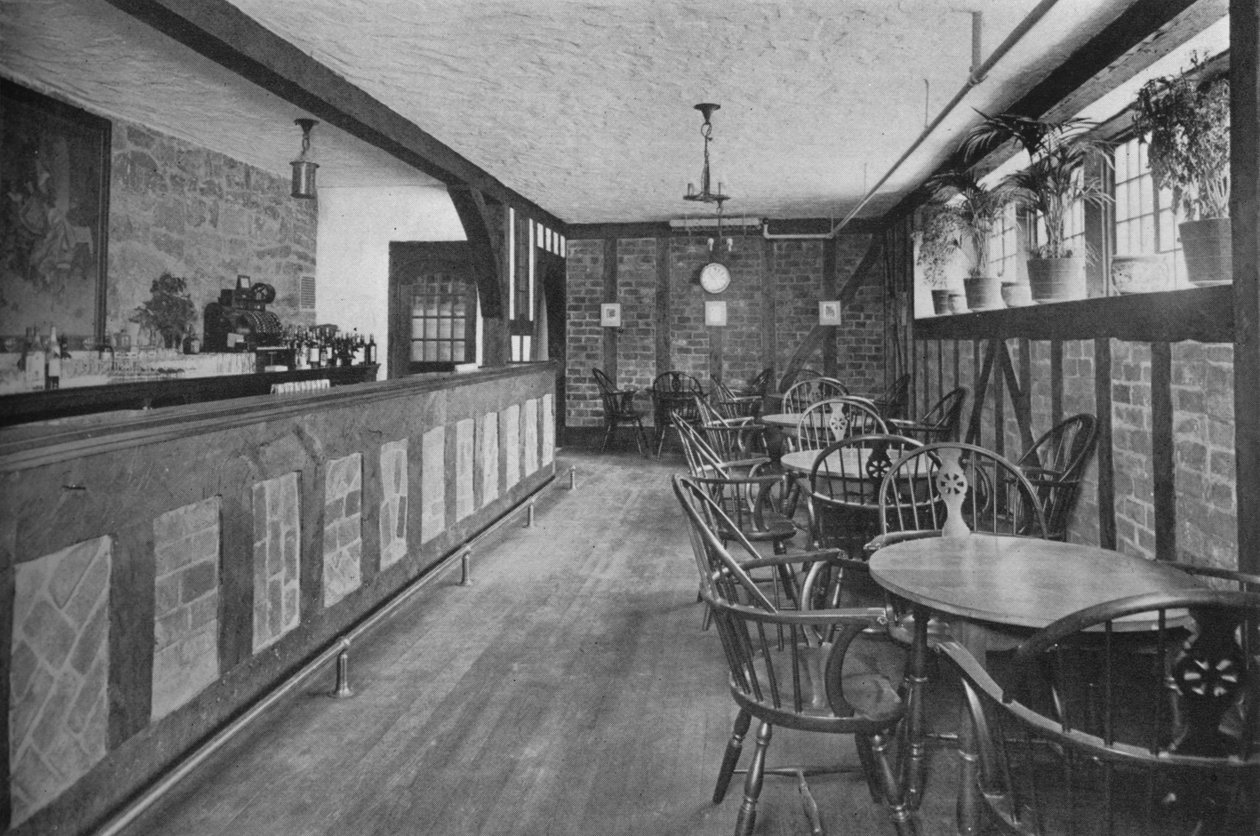 Bar inglês no porão, Hotel Royal Bermudiana, Hamilton, Bermudas, 1924 de Unbekannt