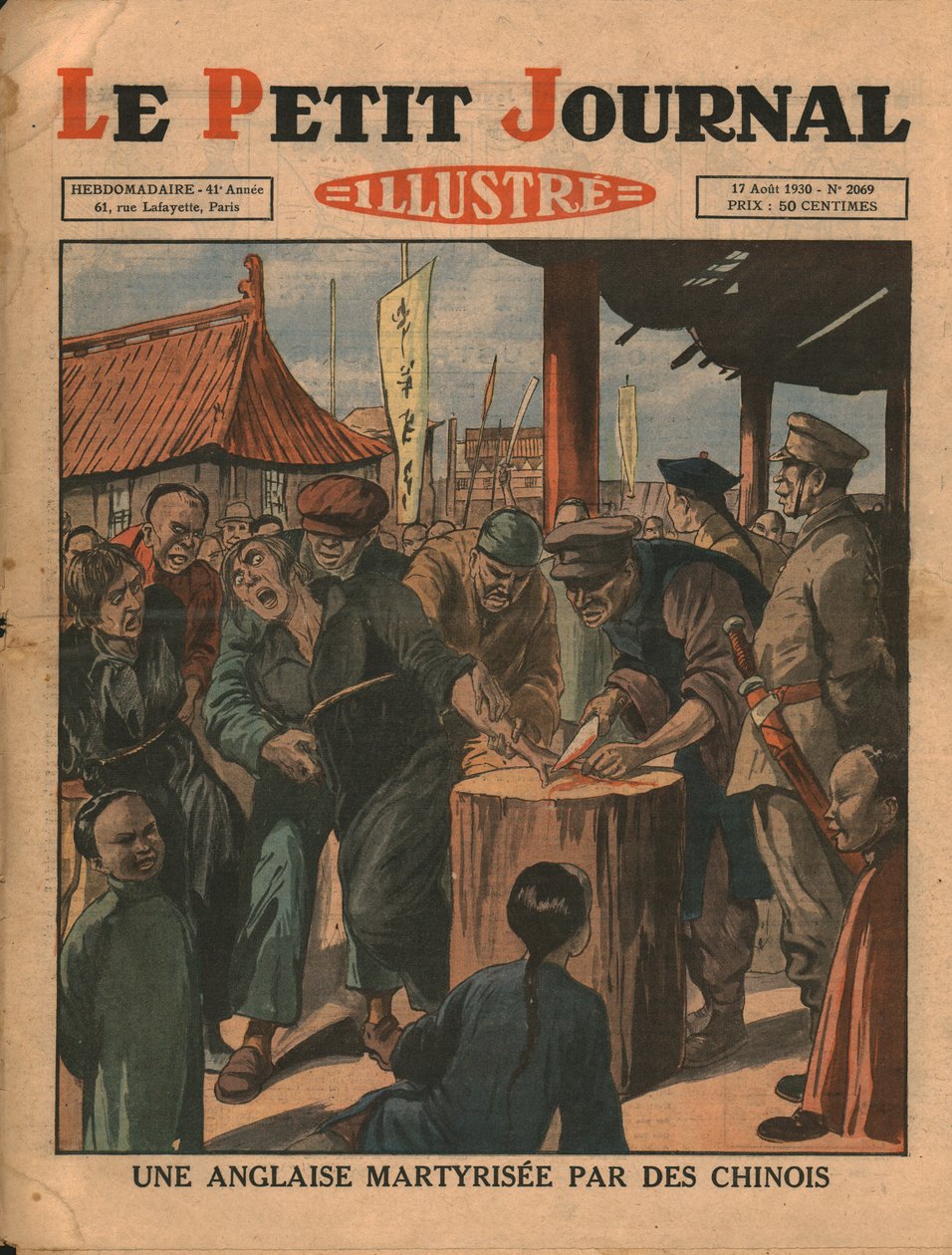 Inglesa martirizada pelos chineses, 1930. de Unbekannt
