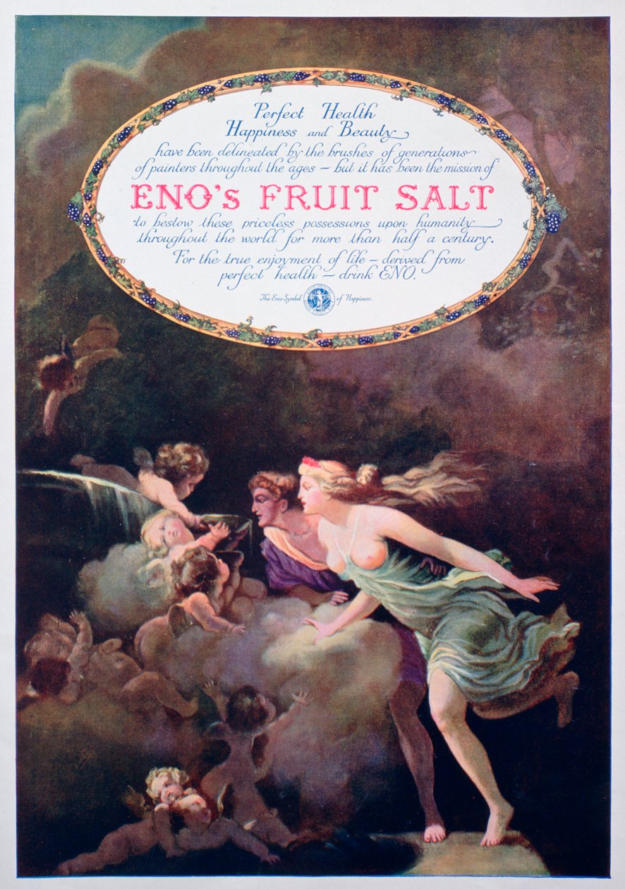 Anúncio de sal de frutas Enos, 1920 de Unbekannt
