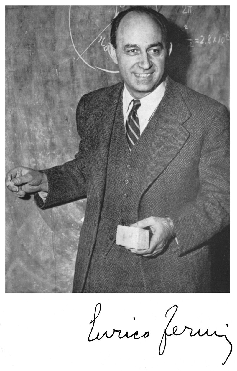 Enrico Fermi, físico nuclear americano nascido na Itália de Unbekannt